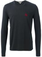 Burberry Brit Longsleeved T-shirt, Men's, Size: Small, Black, Cotton