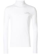 Raf Simons Atmosphere Roll Neck Top - White