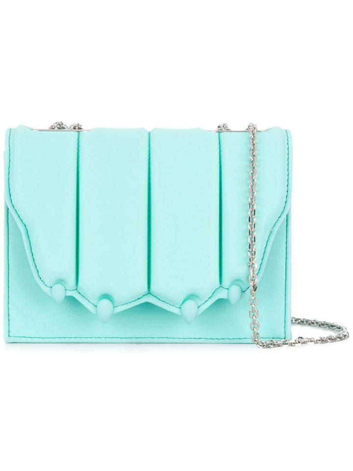Marco De Vincenzo Paw Shoulder Bag - Blue