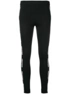 Mr & Mrs Italy Logo Embellished Leggings - Black