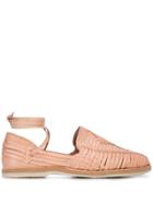 Brother Vellies Lace-up Huaraches - Pink