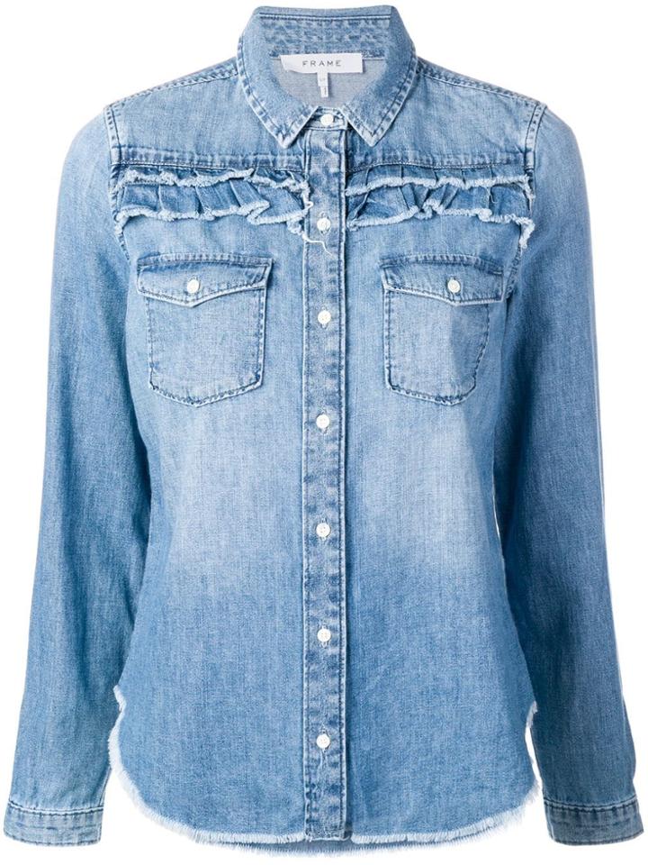Frame Denim Frame Denim Lwsh0723 Kent Cotton - Blue