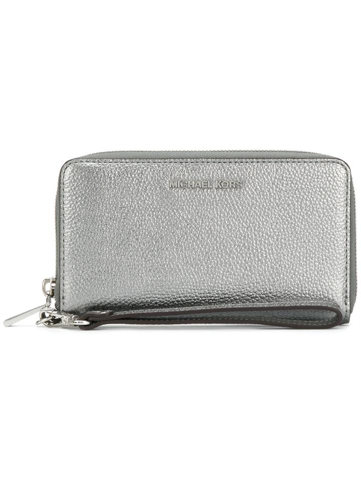 Michael Michael Kors Mercer Large Multi-function Wallet - Grey