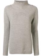 Max & Moi Pagoda Sleeve Sweater - Brown