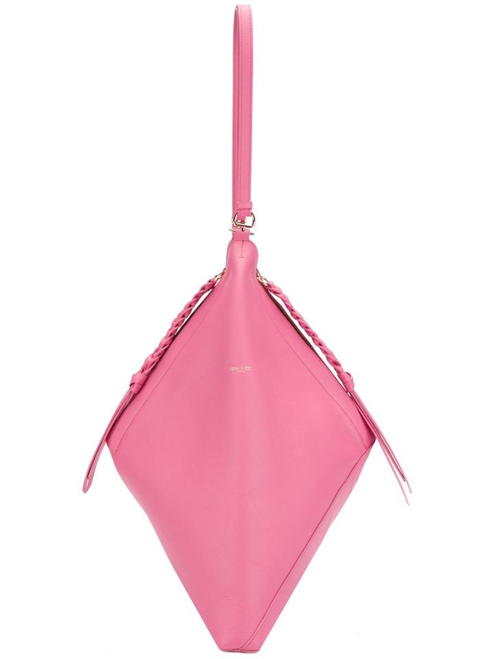 Nina Ricci Oversized Wristlet Clutch - Pink & Purple