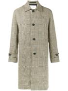 Our Legacy - Houndstooth Check Coat - Men - Linen/flax/viscose - 48, Brown, Linen/flax/viscose