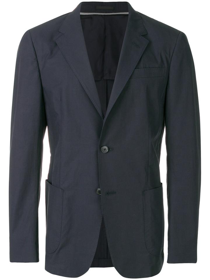 Z Zegna Double Button Blazer - Blue