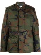 Off-white Camouflage Field Jacket - Green