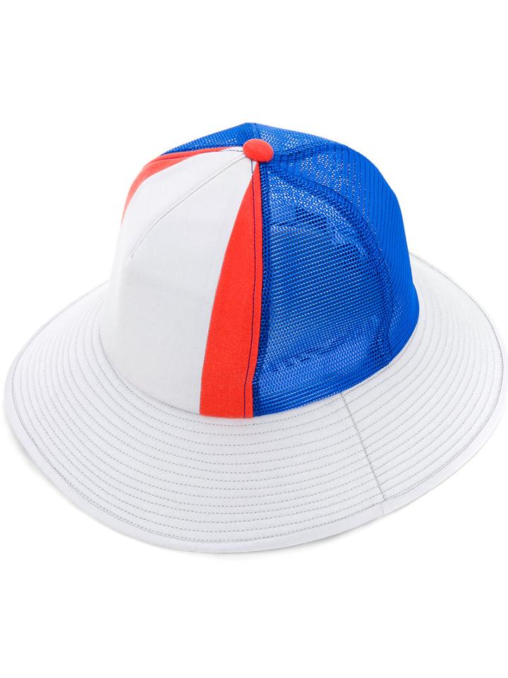 Facetasm - Panelled Bucket Hat - Men - Nylon/rexcell - One Size, Grey, Nylon/rexcell