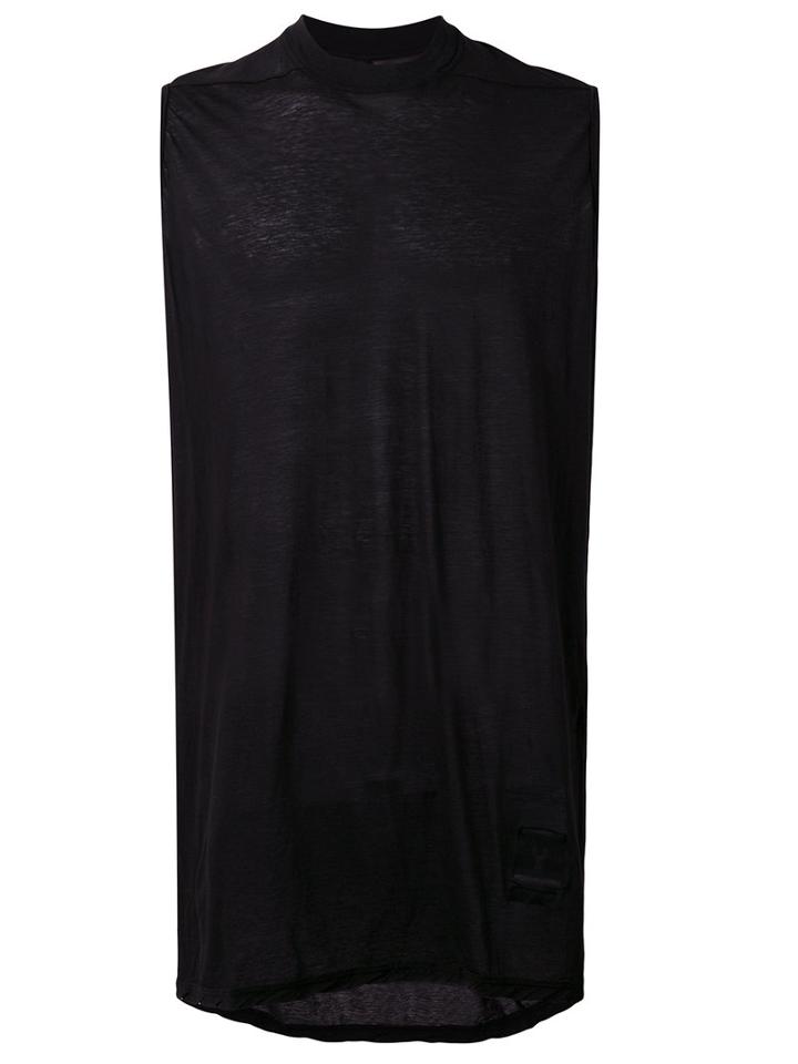 Rick Owens Drkshdw Sleeveless Tunic, Men's, Black, Cotton
