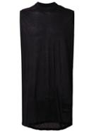 Rick Owens Drkshdw Sleeveless Tunic, Men's, Black, Cotton
