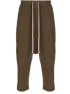 Rick Owens Drkshdw Drop-crotch Trousers - Brown