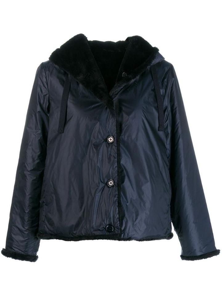 Aspesi Waterproof Hooded Jacket - Blue