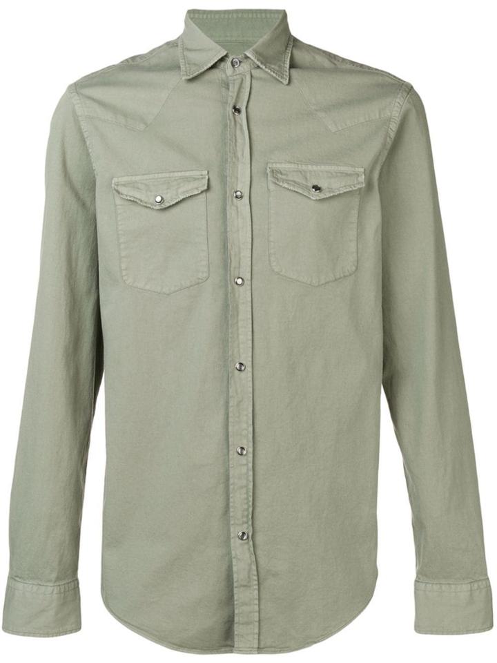 Dondup Slim-fit Shirt - Green