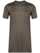 Rick Owens Basic Silk T-shirt - Grey