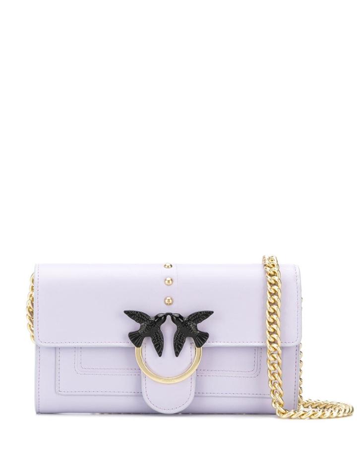 Pinko Love Chain Wallet - Purple