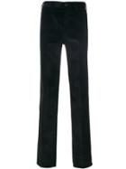 Prada Straight Roll Up Trousers - Black