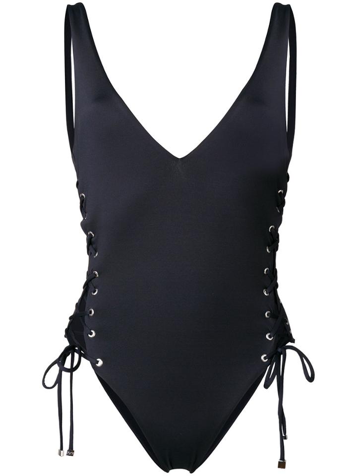 Dsquared2 Lace-up Swimsuit - Black