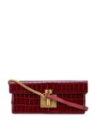 Oscar De La Renta Alibi Box Clutch - Red