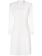 Burberry Lace Panel Dress - White