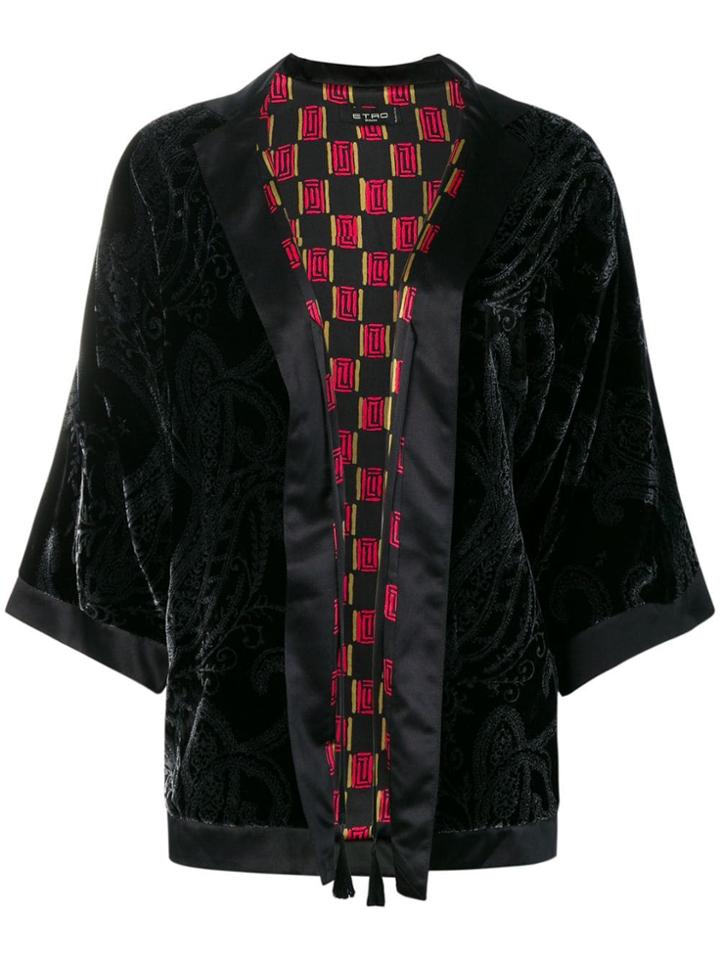 Etro Etro 142065222 1 Leather/fur/exotic Skins->leather - Black