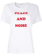 Undercover 'peace And Noise' Print T-shirt - White