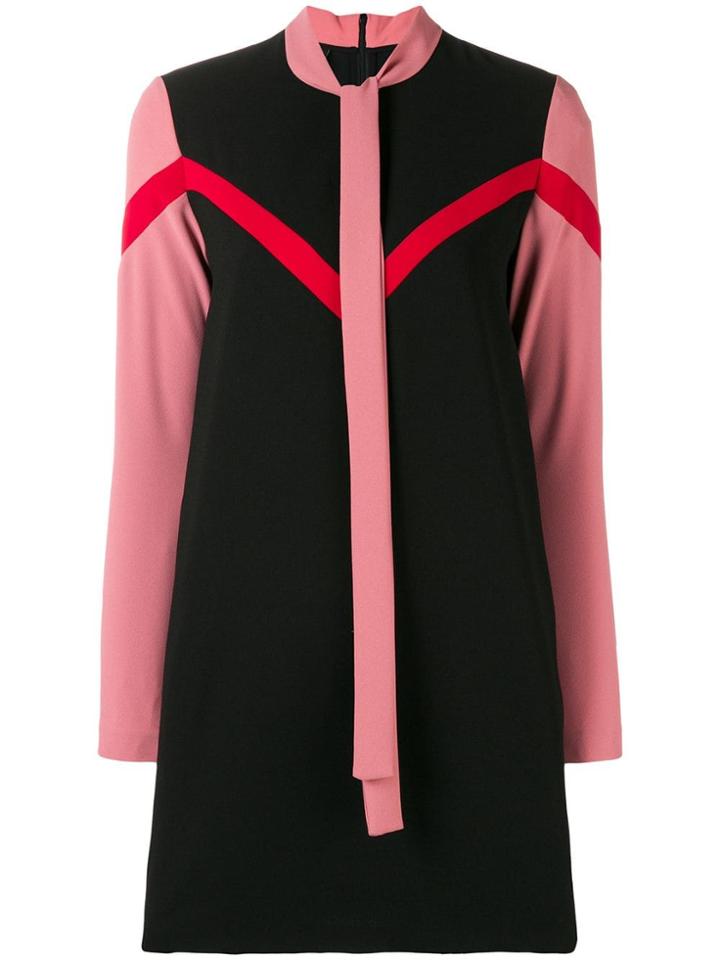 Pinko Colour Block Shift Dress - Black