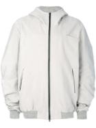 Lost & Found Ria Dunn - Hooded Jacket - Men - Cotton/ramie/elastodiene/acetate - S, Grey, Cotton/ramie/elastodiene/acetate