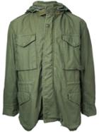 Icons - Star Print Hooded Jacket - Men - Cotton - L, Green, Cotton