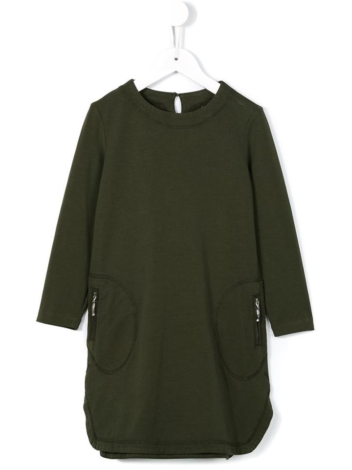 European Culture Kids Sweatshirt Dress, Girl's, Size: 10 Yrs, Green