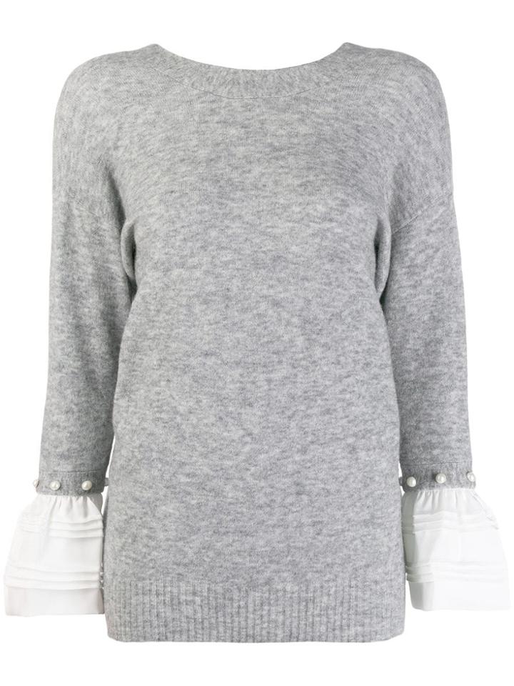 3.1 Phillip Lim V-neck Sweater - Grey