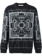 Givenchy Printed Sweatshirt, Men's, Size: Small, Black, Cotton