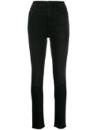Rag & Bone Faded Skinny Jeans - Black