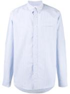 Schnaydermans - Striped Shirt - Men - Cotton - S, Blue, Cotton