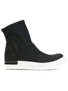 Cinzia Araia Contrast Sneaker Boots - Black