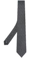 Lanvin Arrow Tip Print Tie - Black