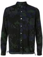 Sacai Pixel Camouflage Shirt - Green