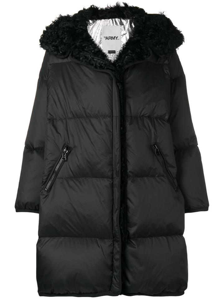 Yves Salomon Army Kalgan Coat - Black