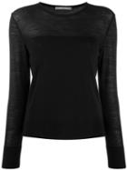 Alberta Ferretti Gradient Jumper - Black