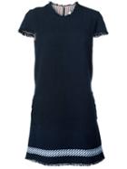 Thom Browne T-shirt Dress, Women's, Size: 44, Blue, Cotton/silk