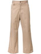 Guild Prime Wide Leg Trousers, Men's, Size: 0, Brown, Cotton