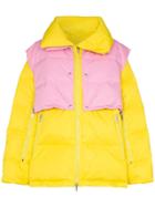 Calvin Klein 205w39nyc Oversized Double-layer Puffer Jacket - Yellow