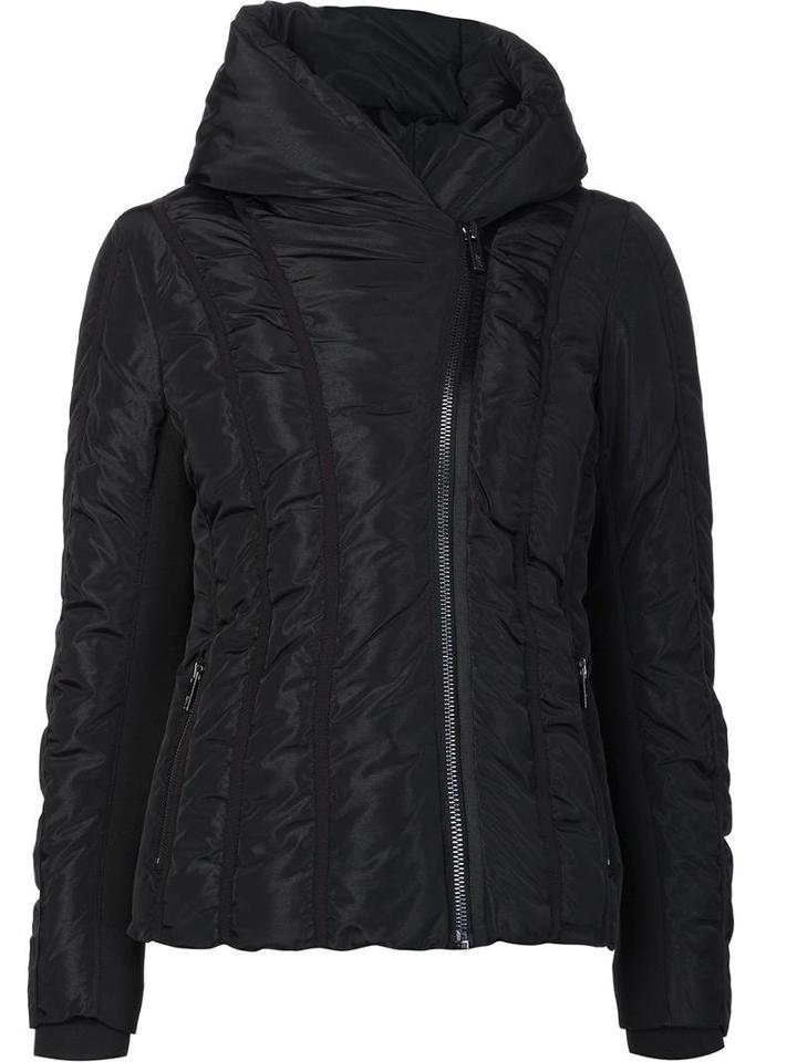 Zac Zac Posen 'emily' Puffer Jacket, Women's, Size: Large, Black, Nylon/polyester/spandex/elastane/goose Down