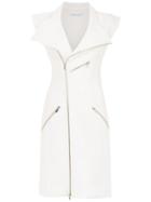 Gloria Coelho Biker-style Dress - White