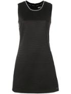 Ck Jeans Crocodile Effect Mini Dress - Black