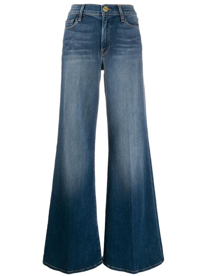 Frame High-waisted Wide Jeans - Blue