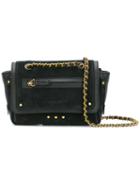 Jérôme Dreyfuss Benji Crossbody Bag, Women's, Black, Suede/leather/brass