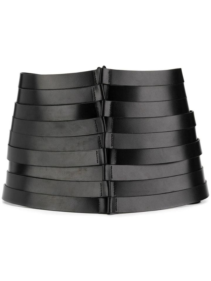Ann Demeulemeester Strappy Belt - Black