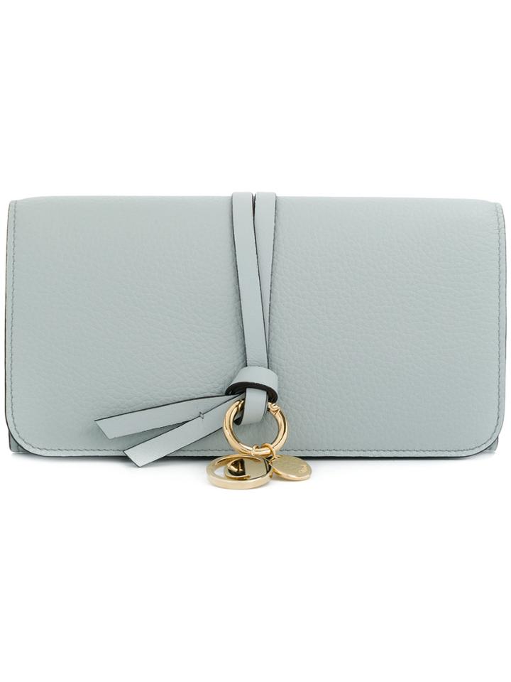 Chloé Alphabet Long Wallet - Grey