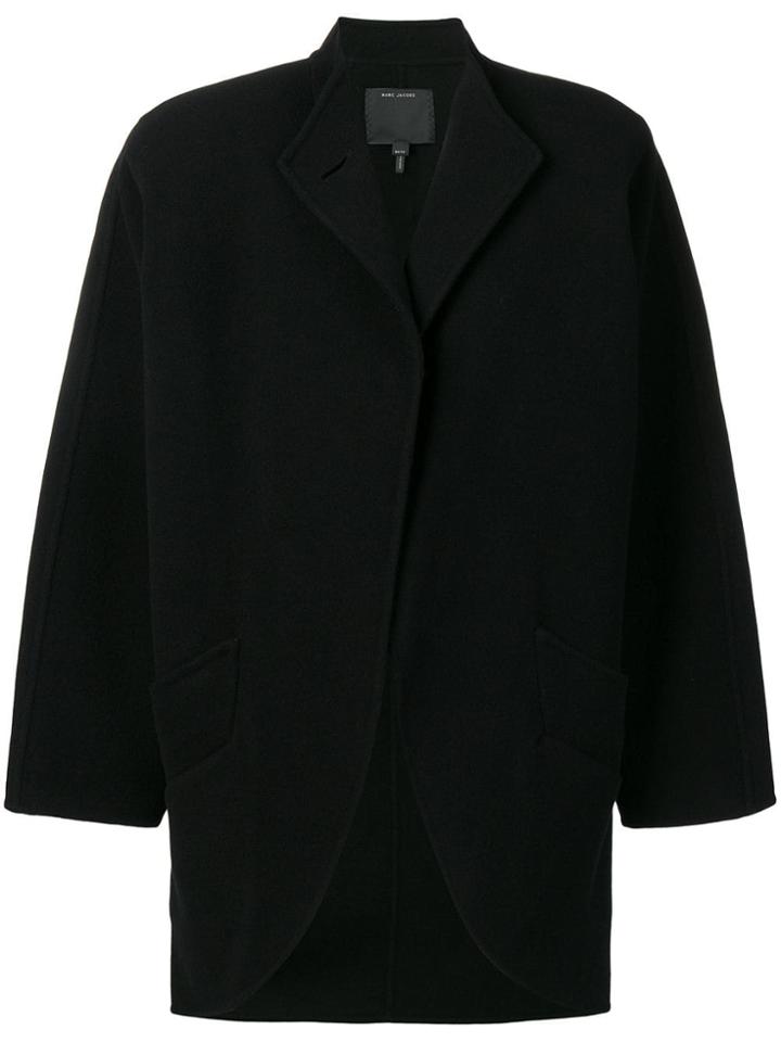 Marc Jacobs Oversized Fit Coat - Black